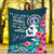 (Custom Personalised) Northern Mariana Islands Mothers Day With Green Turtle Blanket - LT12 - Polynesian Pride