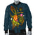 Niue Polynesian Personalised Men's Bomber Jacket - Legend of Niue (Blue) - Polynesian Pride