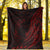 Samoa Premium Blanket - Custom Personalised Polynesian Pattern Style Red Color - Polynesian Pride