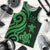 Fiji Men's Tank Top - Green Tentacle Turtle Crest Green - Polynesian Pride