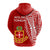 Kolisi Tonga Atele Zip up Hoodie Tongan Tribal LT12 - Polynesian Pride