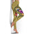 Samoa Polynesian Legging - Floral With Seal Gold - Polynesian Pride