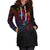 Fiji Hoodie Dress - Butterfly Polynesian Style - Polynesian Pride