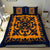 Hawaii Bedding Set Royal Pattern - Orange and Royal Blue - Polynesian Pride