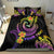 Polynesian Custom Personalised Bedding Set - Plumeria Flowers with Spiral Patterns - Polynesian Pride