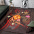 Guam Polynesian Personalised Area Rug - Legend of Guam (Red) - Polynesian Pride