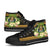 Nauru High Top Shoes - Polynesian Gold Patterns Collection - Polynesian Pride