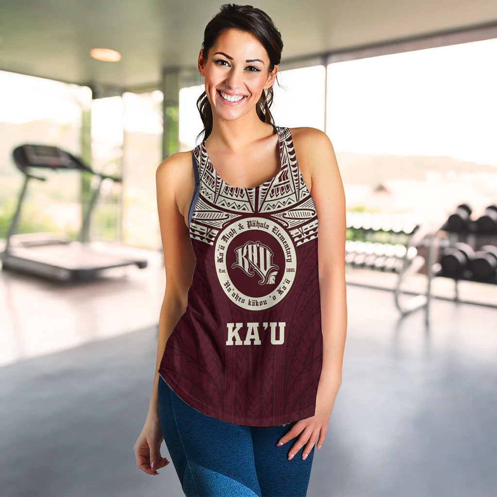 Hawaii Kau High & Pahala Elementary School Pride Women Tank Top - LT12 - Polynesian Pride