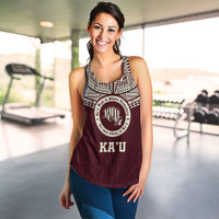 Hawaii Kau High & Pahala Elementary School Pride Women Tank Top - LT12 - Polynesian Pride