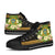 Tuvalu High Top Shoes - Polynesian Gold Patterns Collection - Polynesian Pride