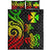 Wallis and Futuna Quilt Bed Set - Reggae Tentacle Turtle - Polynesian Pride