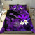 Hawaii Turtle With Plumeria Leaf Purple Bedding Set - LT12 - Polynesian Pride