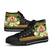 Tahiti High Top Shoes - Polynesian Gold Patterns Collection - Polynesian Pride