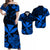 Hawaii Matching Dress and Hawaiian Shirt Polynesia Blue Kanaka Maoli LT13 Blue - Polynesian Pride