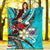 Samoa Premium Blanket - Tribal Flower With Special Turtles Blue Color - Polynesian Pride