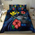 Hawaii Polynesian Bedding Set - Blue Turtle Hibiscus - Polynesian Pride