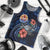 Tahiti Polynesian Men Tank Top - Blue Turtle Hibiscus - Polynesian Pride