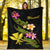 Hawaii Polynesian Blanket - Plumeria Tribal - Polynesian Pride