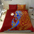 Wallis and Futuna Bedding Set Polynesian Royal Style LT16 Red - Polynesian Pride