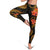 Cook Islands Polynesian Women Legging - Gold Plumeria - Polynesian Pride