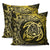 Hawaiian Turtle Polynesian Yellow Pillow Covers - Polynesian Pride