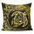 Hawaiian Turtle Polynesian Yellow Pillow Covers One Size Yellow - Polynesian Pride