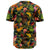 Seamless Tropical Flower Plant And Leaf Pattern Baseball Jersey - Polynesian Pride