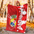 (Custom Personalised) Tonga Unique Premium Blanket Camouflage with Tongan Pattern LT13 White - Polynesian Pride