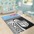 (Custom Personalised) Fiji Tapa Pattern Area Rug Coconut Tree LT13 - Polynesian Pride