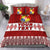 (Custom Personalised) Tonga Bedding Set Tongan Pattern Red LT13 Red - Polynesian Pride