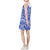 Polynesia Pattern Sleeveless V Neck Dress - Blue Style - Polynesian Pride