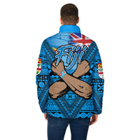 Fiji Bula Flag Padded Jackets LT10 - Polynesian Pride