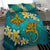 Cook Islands Polynesian Bedding Set - Manta Ray Ocean - Polynesian Pride