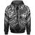 American Samoa Polynesian Custom Hoodie Eagle Tribal Pattern Unisex Black - Polynesian Pride