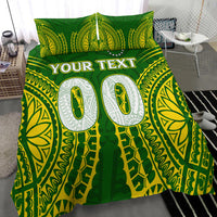 (Custom Personalised) Cook Islands Bedding Set - Tribal Pattern - LT12 - Polynesian Pride
