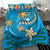 Tahiti Bedding Set - Spring Style Blue Color - Polynesian Pride