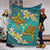 Kosrae Micronesia Blanket - Manta Ray Ocean - Polynesian Pride