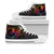 Yap State High Top - Butterfly Polynesian Style Unisex White - Polynesian Pride