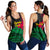 (Custom Personalised) Vanuatu Espiritu Santo Women Tank Top - Kava With Hibiscus - LT12 Black - Polynesian Pride