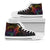 Palau High Top - Butterfly Polynesian Style Unisex White - Polynesian Pride