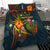 Chuuk Polynesian Personalised Bedding Set - Legend of Chuuk (Blue) - Polynesian Pride