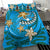 Vanuatu Bedding Set - Spring Style Blue Color - Polynesian Pride