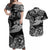 Hawaii Hammer Shark Polynesian Matching Dress and Hawaiian Shirt Matching Couples Outfit Unique Style Black LT8 Black - Polynesian Pride