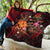 Tuvalu Polynesian Personalised Premium Quilt - Legend of Tuvalu (Red) - Polynesian Pride