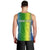 (Custom Personalised) Vanuatu Malampa Fiji Day Men's Tank Top - Flag Version - LT12 - Polynesian Pride