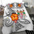 Fiji Bedding Set - Hibiscus With Tribal White - LT12 - Polynesian Pride