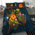 Wallis and Futuna Polynesian Bedding Set - Legend of Wallis and Futuna (Blue) - Polynesian Pride