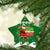 Hawaii Polynesian Santa Claus Green Christmas Ornament - LT12 - Polynesian Pride