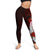 Yap Micronesia Legging - Coat Of Arm With Hibiscus - Polynesian Pride