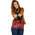 Vanuatu Polynesian Custom Personalised Shoulder Handbag - Floral With Seal Red - Polynesian Pride